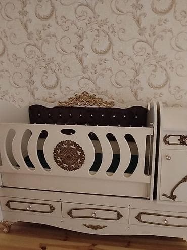 Детская мебель: Для девочки и мальчика, Колыбель, Комод — 1