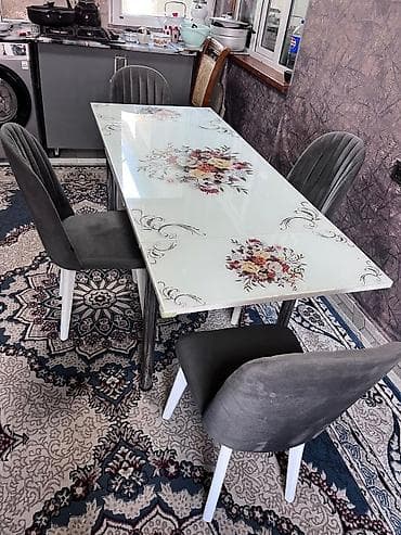 aloe gul: Mətbəx üçün, Açılan, 6 stul — 2