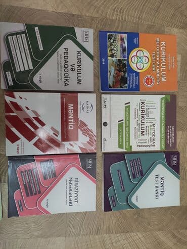 Təhsil və hazırlıq üçün müxtəlif fənlər üzrə kitab toplusu Pedaqogika