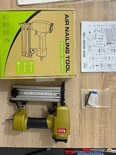 Elektrik əl alətləri: Pnevmatik mismar tapançası Faiz F50. Taxta işləri, mebel yığımı — 2