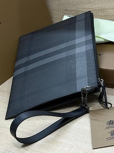 kişi çantasi: Klatç, Burberry, Yeni — 5