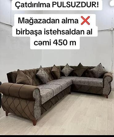 oturaca: Künc divan, Yeni, Parça, Pulsuz çatdırılma — 1