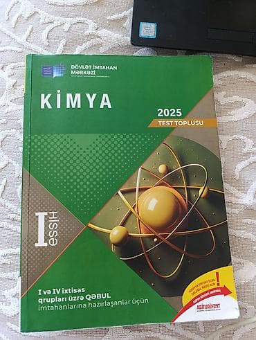 Məhsul: Kimya 2025 – Test Toplusu (Hissə I) - Nəşriyyat/İnstitut — 1