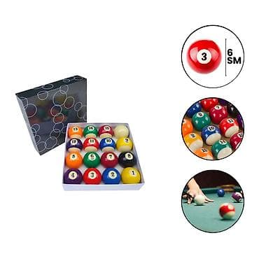 balaca top: Bilyard daşı, bilyard, Bilyard üçün 🟠 keyfiyyətli material 🟠 tam — 1