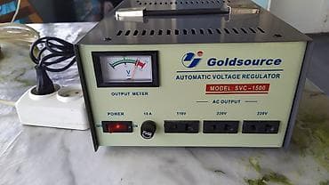 ev navesleri: Goldsource SVC-1500 Automatic Voltage Regulator stabilizator satılır — 7
