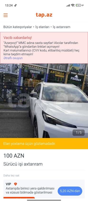 купить электромобиль в баку: Şəxsi avtomobilimlə sürücülük xidməti təklif edirəm. - Avtomobil: ağ — 5