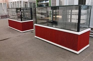 Şirniyyat vitrini mağaza üçün her növ vitrinlerin sifarişi 6ay zəmanət