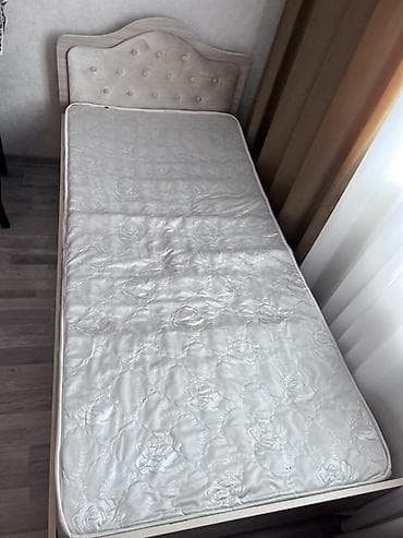 kravat: Təknəfərlik çarpayı, Bazasız, Matras ilə, Siyirməsiz — 3