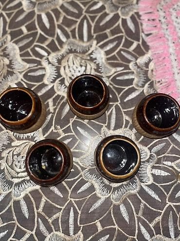 maye sabun qabı: Keramik “kranlı çəllək” dəst - Material: keyfiyyətli keramika, şirə — 2