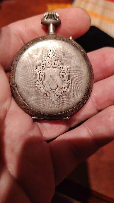 Монеты: Antik cib saatı • Növü: Dəmir yolu cib saatı ("Chemin de Fer"). • — 3