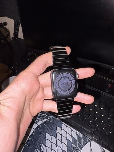 Смарт браслеты: Смарт часы, Apple, Сенсорный экран, цвет - Черный — 1