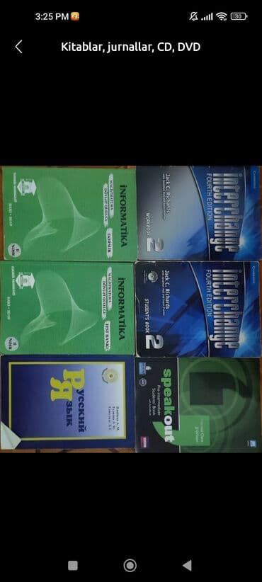 продажа книг бу: Yeni və ikinci əl kitablar. Her birinin ferqli qiymetleri var yazıb — 4