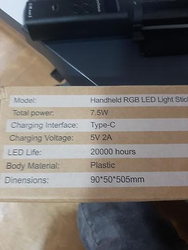 Portativ RGB LED İşıq Çubuğu upokovkada tep tez - Model: Handheld RGB