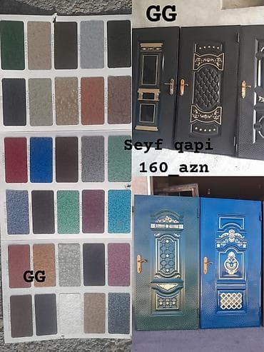 GuluxYeni və sifarişlə Seyf Qapi 160_azn Ag reng olarsa elave 15 azn