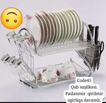 qab suşilka: Suşilka Paslanmazdır Ağırlığa dözümlüdür Kod wd12-202 Diqqət — 1