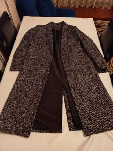 zara xs: Palto, Zara, XL, rəng - Boz — 1