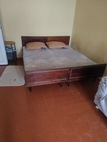 кровать бу: Б/у, Односпальная кровать, Без подьемного механизма, С матрасом, Без выдвижных ящиков — 6