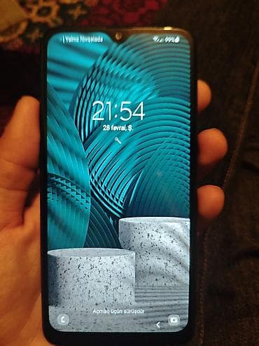 ucuz masin manitoru: Samsung Galaxy A10s, 32 GB, rəng - Mavi, Barmaq izi — 2