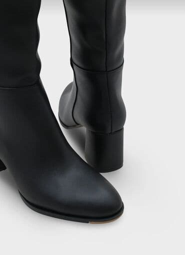 zamşa ayaqqabı: Çəkmə, Ölçü: 38, rəng - Qəhvəyi, Yeni — 6