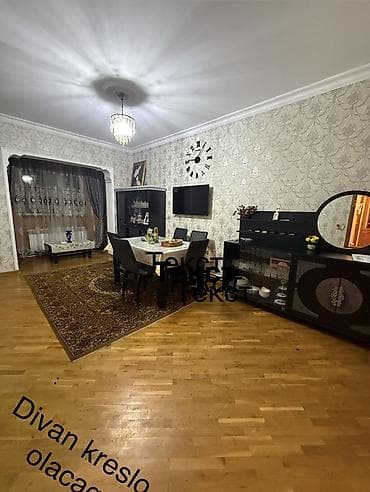 berdede kiraye evler 2024: Mənzilin təsviri - 3 otaqlı rahat planlama: geniş qonaq otağı, ayrı — 2