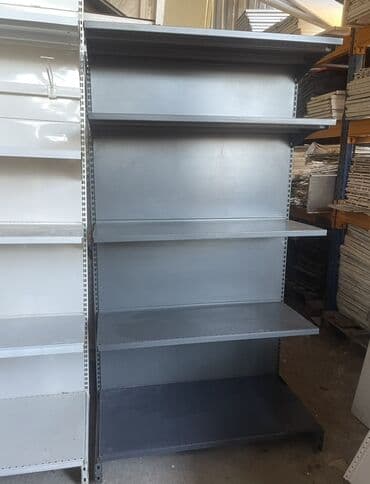 Metal mağaza rəfi - Material: polad/metal konstruksiya - Rəng: boz - lalafo.az -da Metal mağaza rəfi - Material: polad/metal konstruksiya - Rəng: boz -