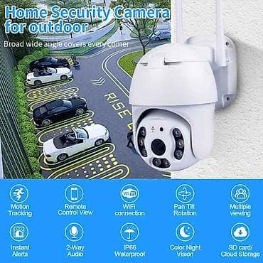 3 goz qaz: Wifi 3mp PTZ 360° kamera İCsee Yaddaş kartı yuvası, SD kart Funksiya — 5