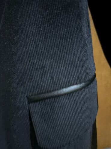 велюровые мужские спортивные костюмы: Мужской костюм, Демисезон, цвет - Черный — 5