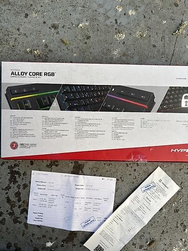 diz ustu komputerlər: HyperX Alloy Core RGB oyun klaviaturası - RGB işıqlandırma: 6 zonalı — 2