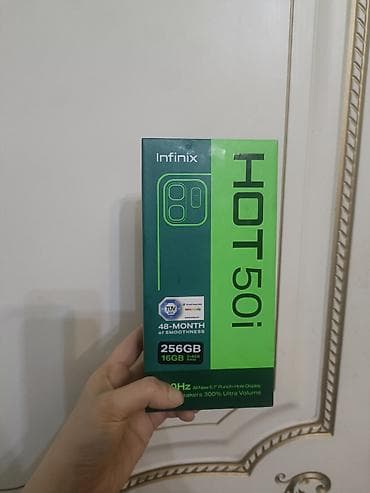 redmi note 9 qiymet: Infinix HOT 50i, 256 GB, rəng - Mavi, Sensor — 10