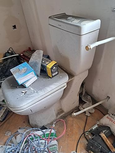 İşlənmiş, Unitaz, Baçokdan ayrı, Kredit yoxdur, Ünvandan götürmə