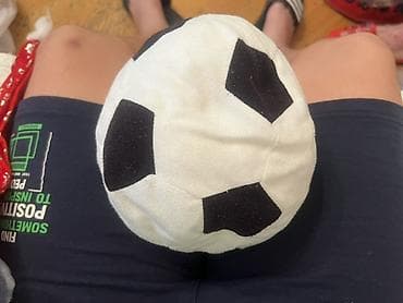 Yumşaq oyuncağ – futbol topu - Material: plyuş/tekstil, doldurulma – — 1