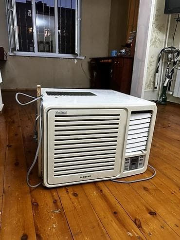 Elektronika: Samsung pəncərə tipli kondisioner - Model: Samsung Window AC (Silver — 1
