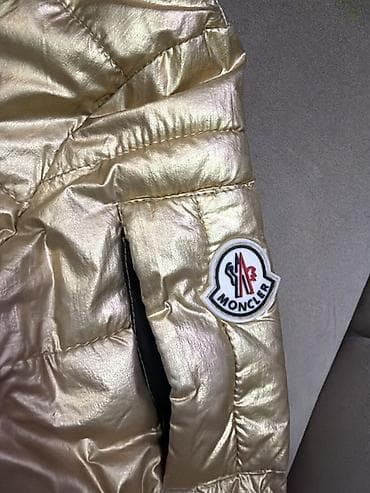 Moncler uşaq qış gödəkçəsi – qızılı rəng qız uçundu 3 4 yaş yeniden