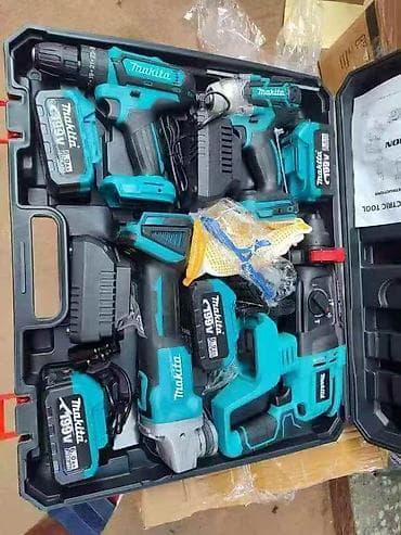 alət dəsti: Makita 19V simsiz elektrik alətləri dəsti – çoxfunksiyalı professional — 1