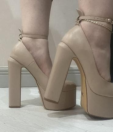 Tuflilər: Tuflilər, Ölçü: 37, rəng - Bej, Yeni — 3