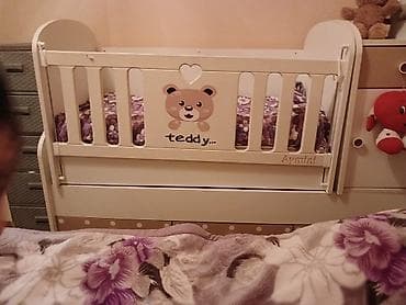 hava doşəyi: Oğlan və qız üçün, Dördbucaq, Beşik, Matras ilə, Yellənmə mexanizmsiz — 2
