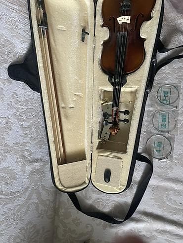 ucuz saz: Skripka dəsti - Ölçü: 4/3tam ölçü skripka - Korpus: klassik ağac — 2