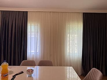 saçaqlı perde: Yeni, Pərdə, rəng - Boz, Pulsuz çatdırılma — 2