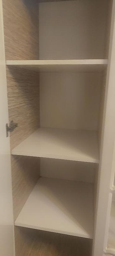2el dolablar: İşlənmiş, 3 qapılı, Siyirməli, Ağ, Açılan, Düz dolab — 5