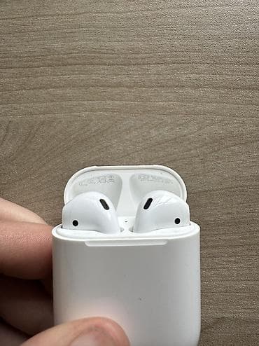 Б/у Беспроводные (Bluetooth) Наушники, Apple, цвет - Белый — 5
