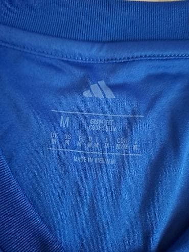 qarabag bayer: Futbolka, Adidas, M, rəng - Göy — 2