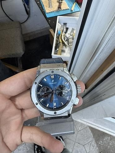 orjinal qol saat: Qol saatı, Hublot, rəng - Mavi — 1
