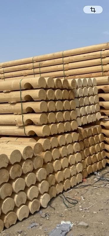 Taxta “yarım-şalban” (profil boru taxta) – ev fasadı və interyer üçün