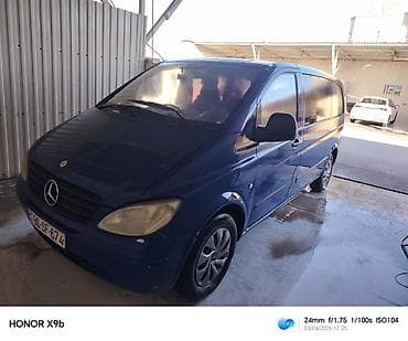 mercedes vito 208: Mercedes-Benz Vito matorlu miniven - Kuzov: mavi rəng, uzun baza — 4