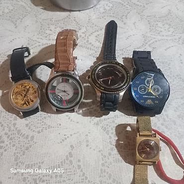 Klassik Saat dəsti, rəng - Qızılı