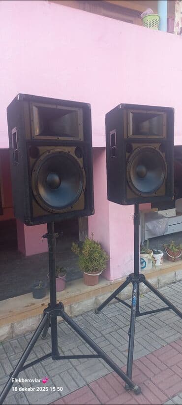 Səs gücləndiriciləri: İşlənmiş Air Music Kolonka, Növ - Toy üçün, rəng - Qara — 2