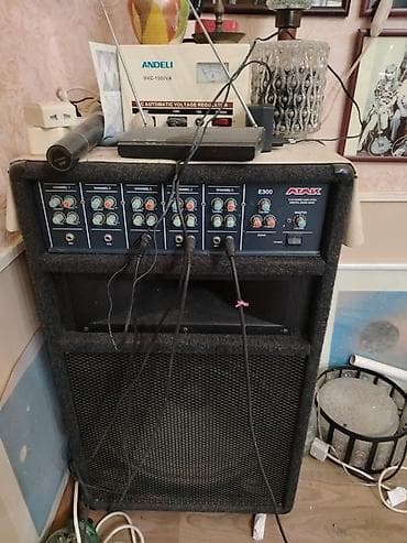 ATAK E300 səsgücləndirici sistemi - Aktiv gücləndiricili