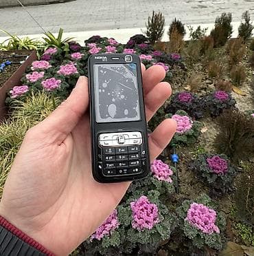 ucuz ev telefonu: Nokia N73, rəng - Qara, Düyməli — 8