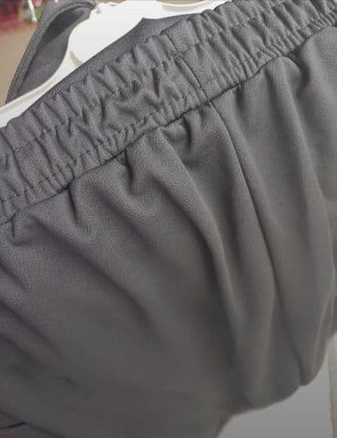 Şəxsi əşyalar: Endirim TƏZƏ şalvar. 15 manat. Beli rezinkalı geniş balağ. XL 42 — 2