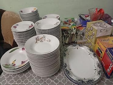 Nahar dəsti, rəng - Ağ, Farfor